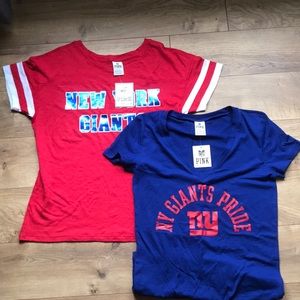 NWT NFL Giant’s tshirts 2 bundle from Pink